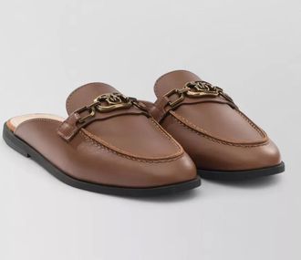 Pinko leather loafers