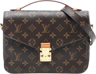 Louis Vuitton Pre-owned Cross Body Bags, female, Brown, Size: ONE SIZE Pre-owned Pochette Metis