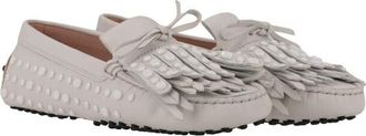 Tod's Womens White Loafer, Size 7