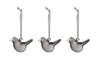 iittala Oiva Toikka Collection Mini glass birds grey 3set