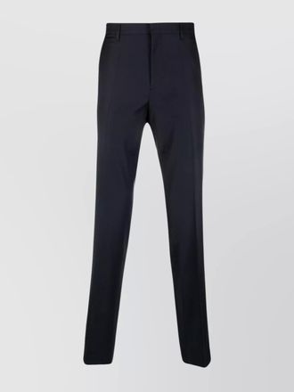 Lanvin virgin wool straight-leg trousers
