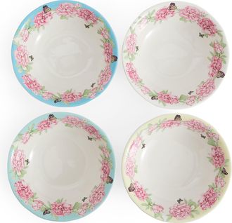Royal Albert Miranda Kerr Everyday Friendship Pasta Bowl 4 Piece Set, Mixed Pattern