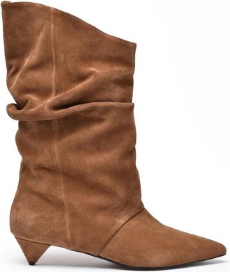 Alchimia Brown Suede Alex Boots