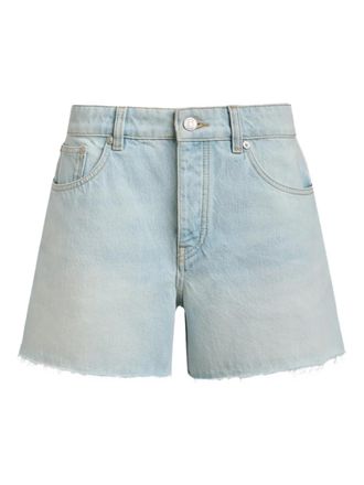 12 Storeez frayed denim shorts - Blue
