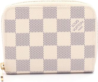 Louis Vuitton Damier Azur White Damier Azur Wallet (Bi-Fold) (Pre-Owned)