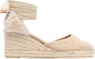 Castaner Beige Carina Wedges