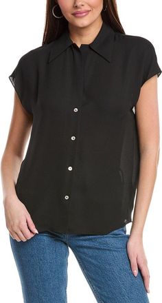 Vince Cap Sleeve Blouse