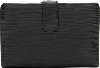 Louis Vuitton Black Epi Leather French Wallet (Authentic Pre-Loved)