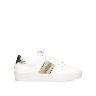 Carvela Womens Rapid Sneakers - Gold - Size UK 4