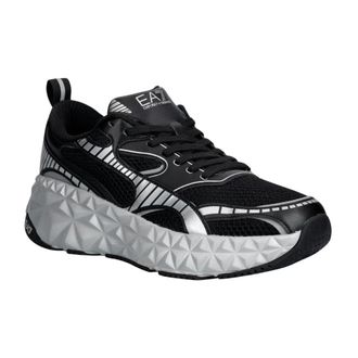 Emporio Armani X8X238 Xk 431 M700 Sneaker - Heren - Sneakers - Zwart - 41 1/3 EU - Leer - Schoenen