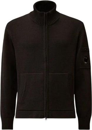 C.P. Company Cardigans - Heren - Vesten - Blauw - XL - Katoen - Truien & Vesten