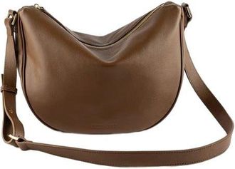 Gigi Pip Drew Genuine Leather Slouchy Bag in Chocolate at Nordstrom