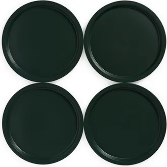 Aaron Probyn Neu Dinner Plate Set of 4 in Matt Forest Green at Nordstrom