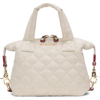 MZ Wallace Micro Sutton Tote in Sandy Linen at Nordstrom