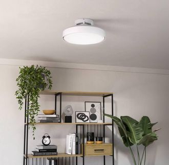Eglo Eglo Morenci White LED Ceiling Fan Light 48cm, Remote Control, Dimmable, Tuneable White Light, 6-Speed
