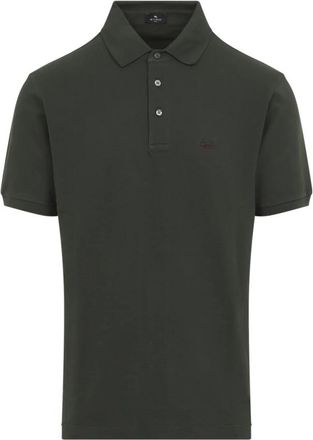 Etro Roma Polo - Heren - Polos - Groen - XL - Tops