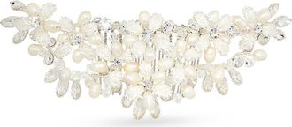 Brides & Hairpins Caressa Halo Comb in Silver/Freshwater Pearl at Nordstrom