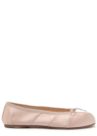 Maison Margiela Tabi Satin Ballet Flats - Pink - 39 (IT39 / UK6)