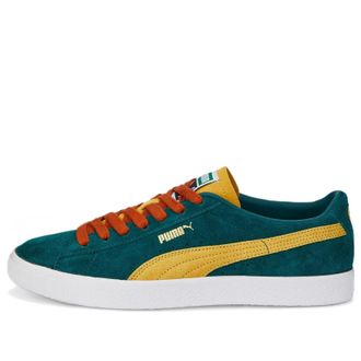 Puma Suede VTG Teams Varsity Green Mustard 386581-01