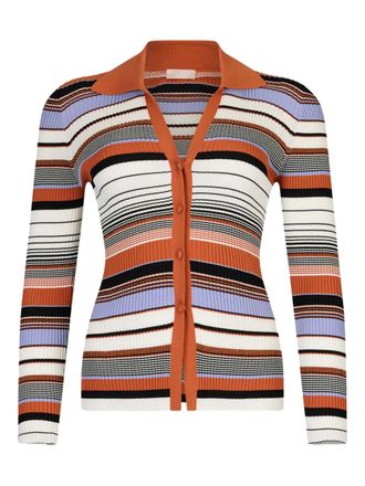 Liu Jo striped cardigan - Red