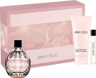 Jimmy Choo London Womens Gift Set (Eau De Parfum 100ml + Body Lotion + Eau De 7.5ml) - One Size