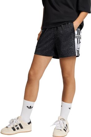 adidas Originals Print Adibreak Shorts in Black/Grey Six at Nordstrom, Size Medium