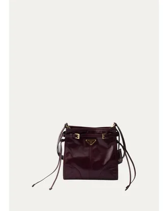 Prada Bonnie Mini Leather Crossbody Bag