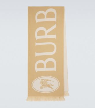 Burberry Logo wool scarf