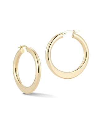 Ember Fine Jewelry 14K Bold Round Hoop Earrings