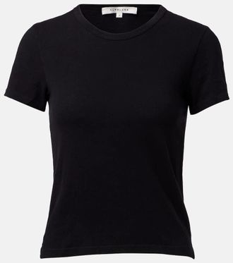 Slvrlake Denim Cropped cotton jersey T-shirt