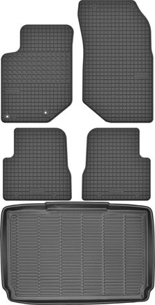 OEM Juego De Alfombrillas De Goma Para Coche Y Alfombrilla Para Maletero Del Opel Corsa F Hatchback (a Partir De 2019)