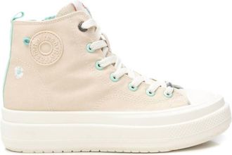 Xti Womens Sneaker Boots In Beige