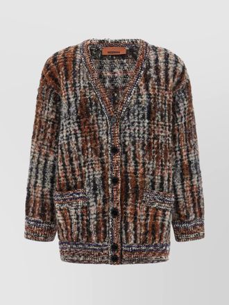 Missoni boucl&eacute; wool cashmere cardigan