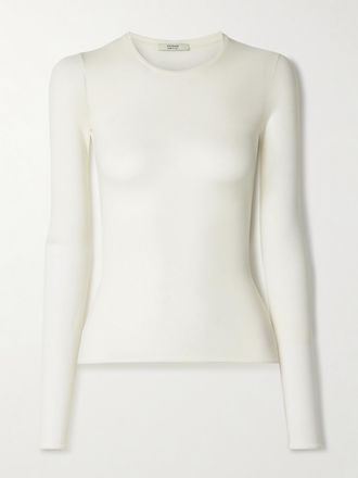 FFORME Maglia In Seta Stretch Ames - Bianco sporco