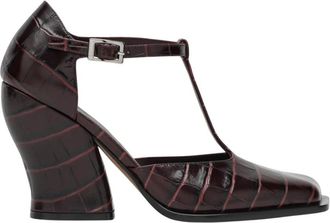 Loewe D&eacute;collet&eacute; T-bar Onda - Dames - Pumps - Paars - 36 EU - Leer - Schoenen