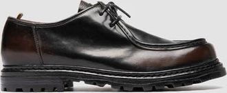 Officine Creative Volcov 009 Leather Derby Shoes in Green at Nordstrom, Size 41