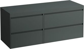 Laufen Lani Encimera De Lavabo Gris Tr&aacute;fico Incl. Mueble Bajo - Laufen