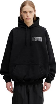 VETEMENTS Taped Logo Hoodie - Heren - Hoodies - Zwart - XS - Katoen - Hoodies & sweatvesten