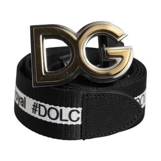 Dolce & Gabbana Heren, Accessoires, Zwart, Maat: 105 CM Katoen