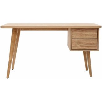 Miliboo Scrivania design in quercia L140 cm fifties