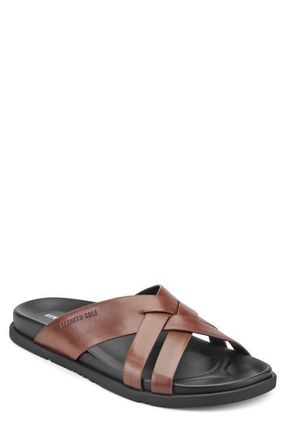 Kenneth Cole Wooper Slide Sandal in Cognac at Nordstrom, Size 11
