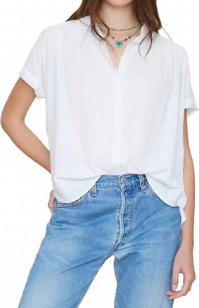 Xirena Pax Short Sleeve Shirt In White