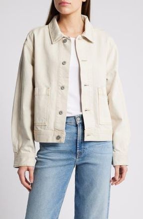 AG - Adriano Goldschmied Genni Denim Jacket in Sulfur Desert Rock at Nordstrom Rack, Size X-Large