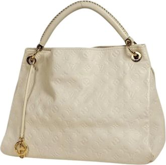 Louis Vuitton Pre-owned Handbags, female, Beige, Size: ONE SIZE Pre-owned Monogram Empreinte Shoulder Bag