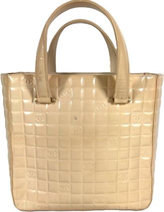 Chanel Beige Handbag Tote Bag (Pre-Owned)