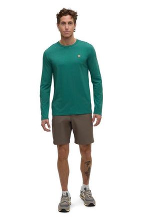 tentree Baker Longsleeve in Tidal Teal Heather at Nordstrom, Size Xx-Large
