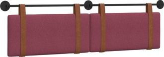 vidaXL Cabecero Colgante Rojo Vino Pu Antiguo Vidaxl