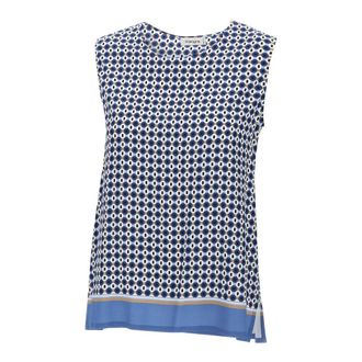 KANGRA Dames, Tops, Blauw, Maat: L Viscose