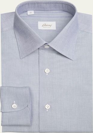 Brioni Mens Cotton Dress Shirt