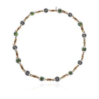 Versace Accessoires, unisex, Geel, ONE Size, Novantatr&eacute; Lange Ketting